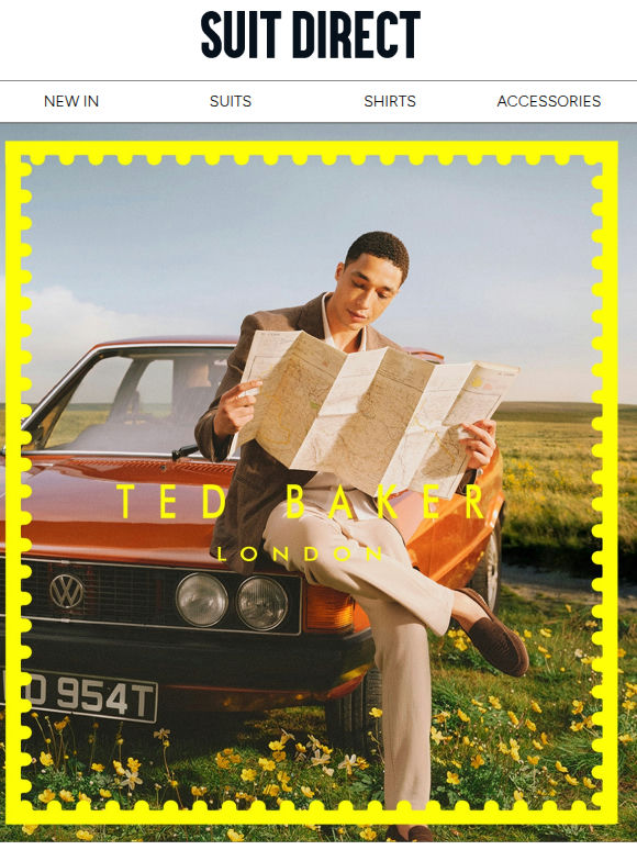 Out of office with our exclusive Ted Baker Collection