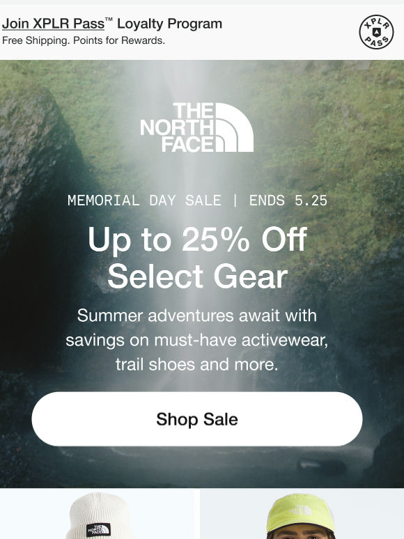 Memorial Day Sale: Save 25% on select gear