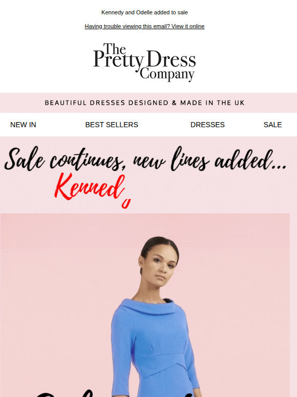 Sale continues – New Lines Added – Kennedy & Odelle