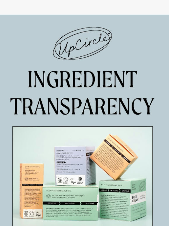 There's a growing issue with ingredient trust