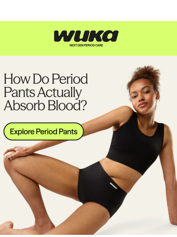 How WUKA absorbs period blood without leaks?