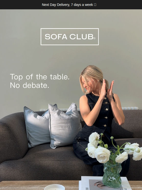 Currently undefeated: our sofas 🏆