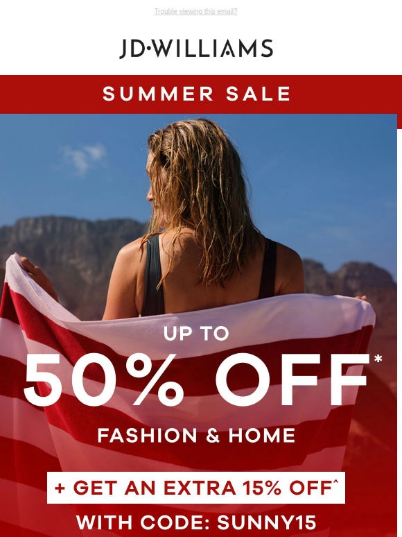 Destination: Sale | Next Stop: Extra 15% Off 🌴