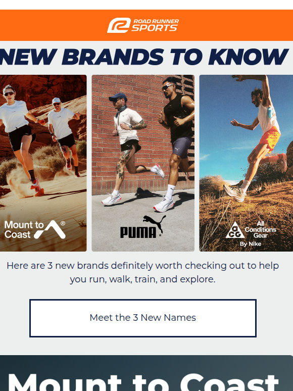 New Brands at Road Runner Sports