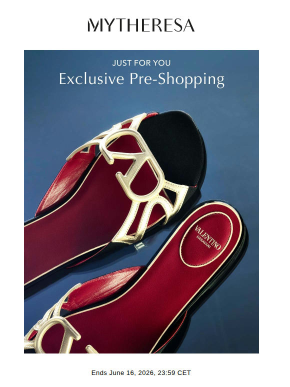 Exclusive pre-shopping: Valentino Garavani, Miu Miu, Rene Caovilla