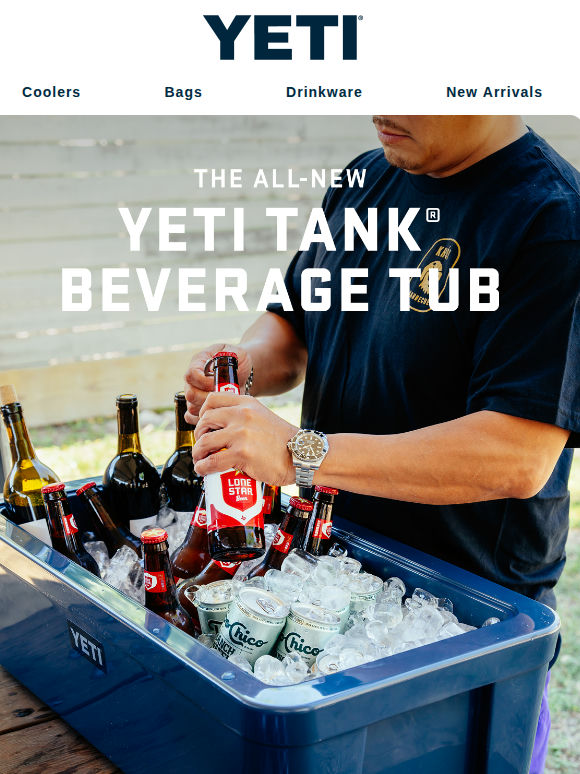 Meet The YETI Tank® Beverage Tub