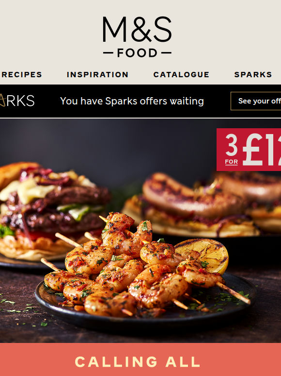 Shop 3 for £12 on grill goodies