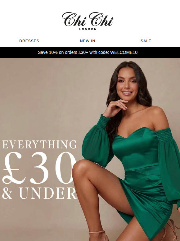 £30 & under! New price drops 😍