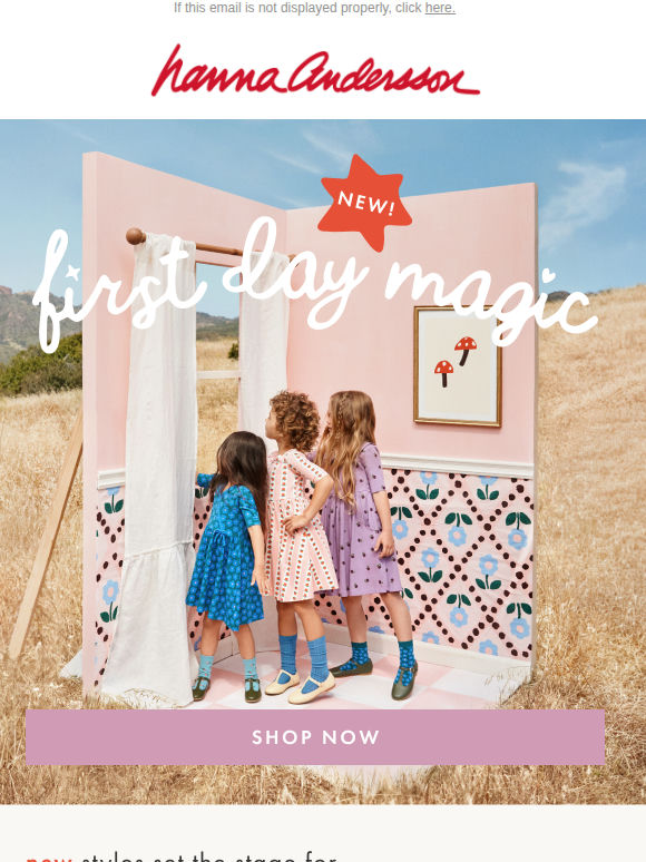 First Day Magic Starts Here