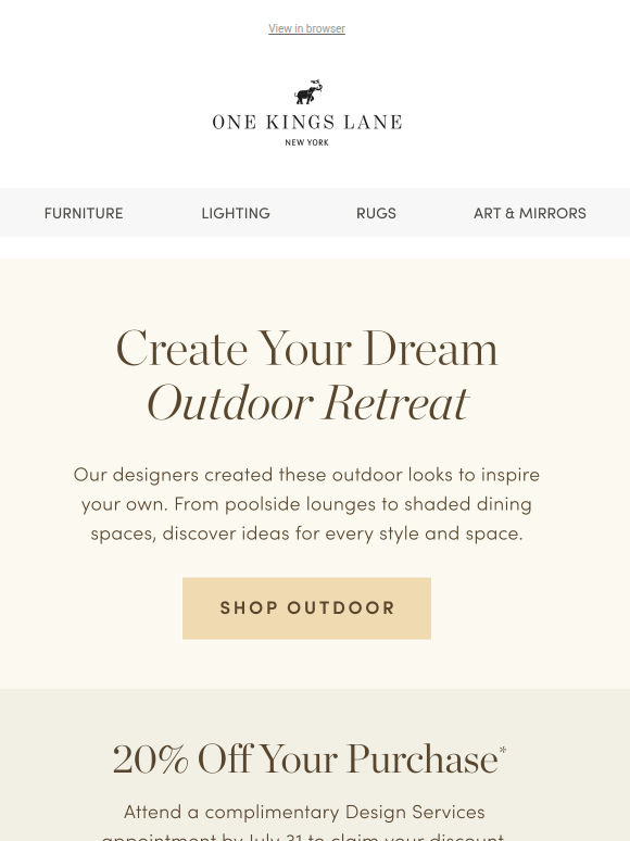 Create Your Dream Outdoor Retreat — 20% Off After Your Design Services Appointment
