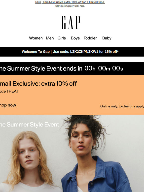 Hours left to get 50% off your purchase*