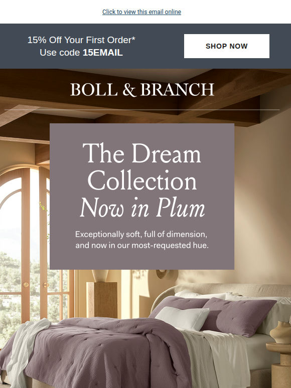 New Plum is here: shop Dream