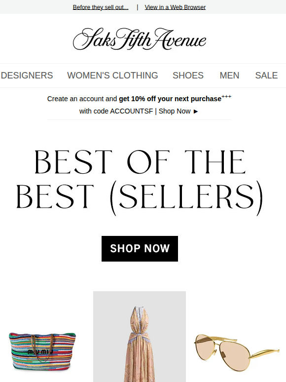 Shop this week's best sellers