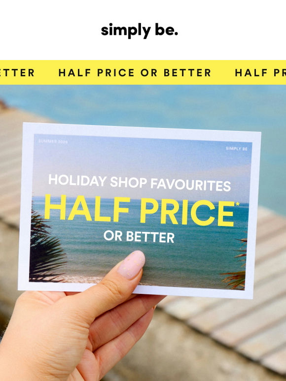 Your suitcase called... it's HALF PRICE 🌺