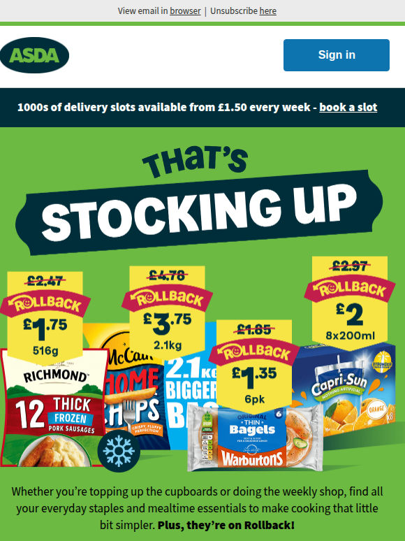 Ready, set, stock up! 🏃✨