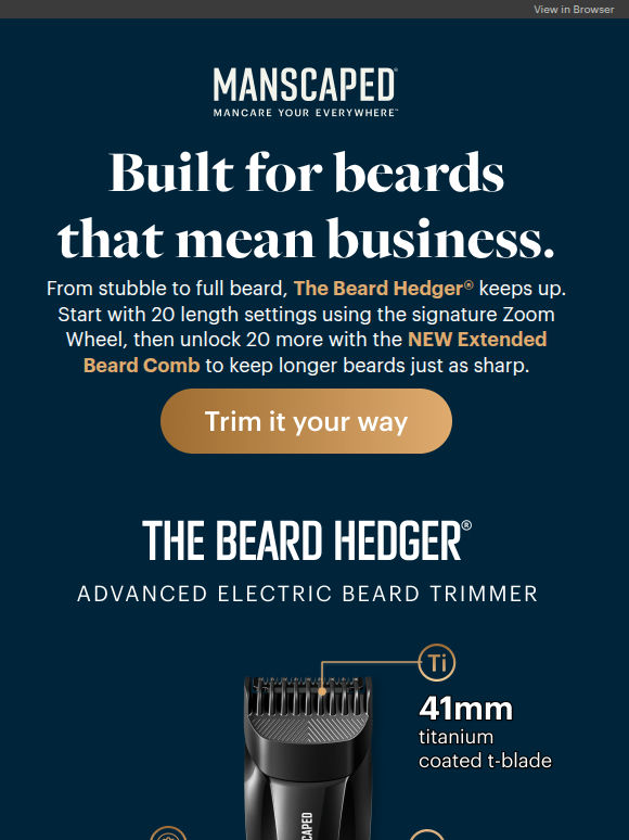 This beard trimmer is a beast