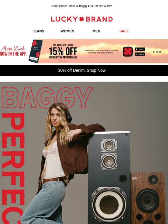 Meet The Perfect Baggy Jean (30% OFF!)