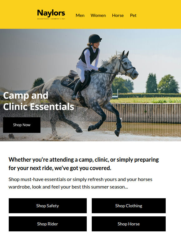 Camp and Clinic Essentials