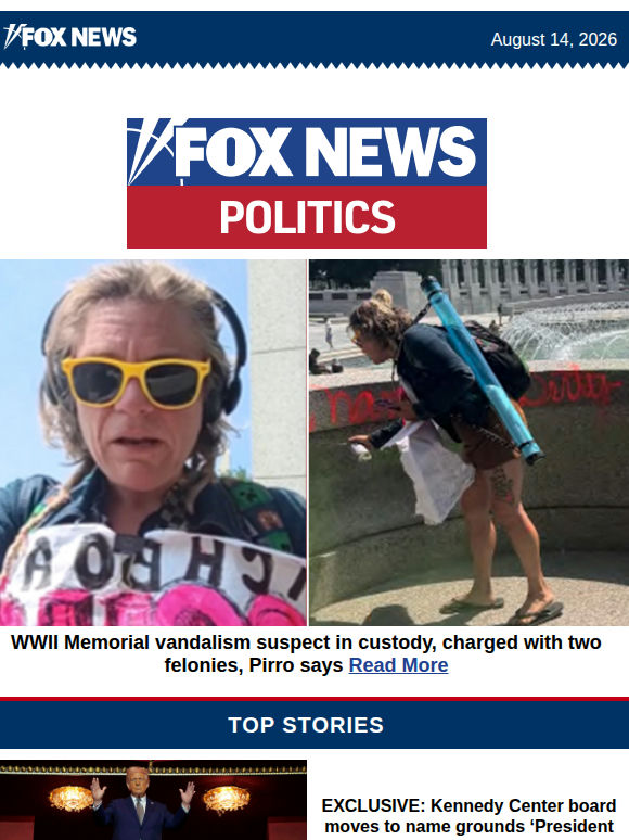WWII Memorial vandalism suspect in custody, charged with two felonies, Pirro says