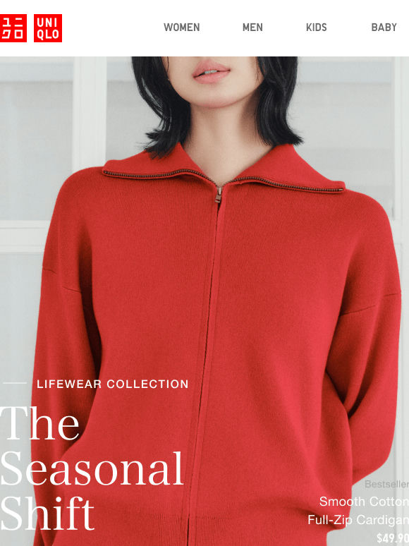 Transitional dressing starts with knitwear