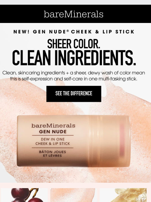 Cheek & lip color in one skincaring formula