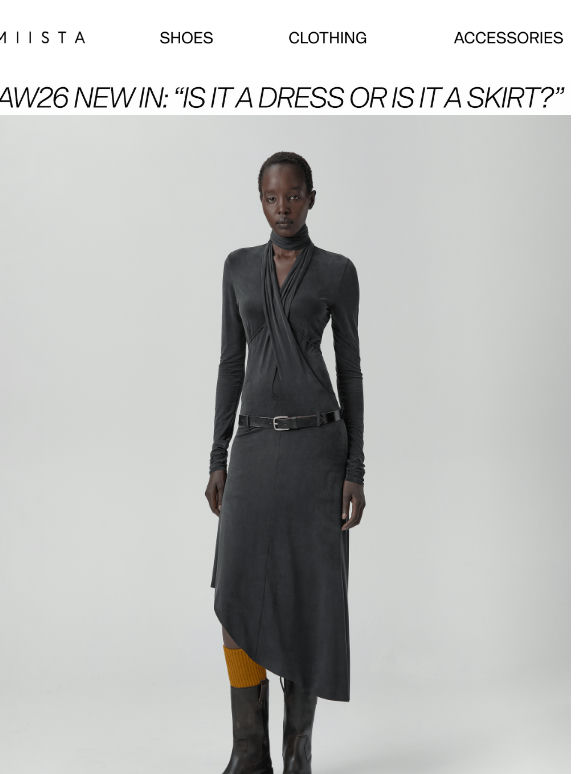 AW26 New In: “Is it a dress or is it a skirt?"
