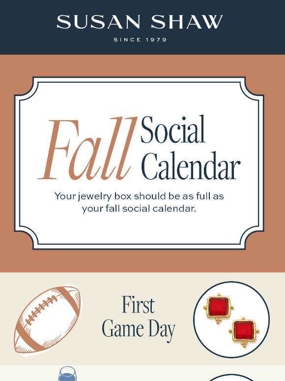 Fall Social Calendar