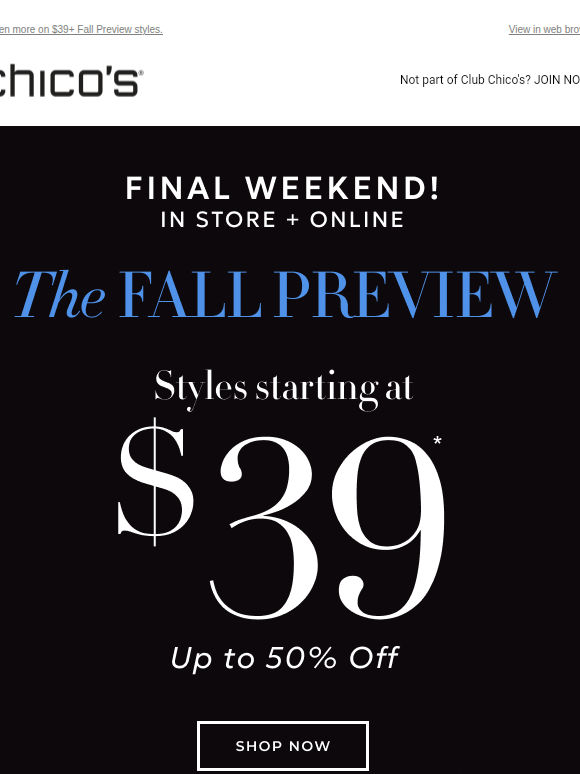 This Weekend: Up to 50% off