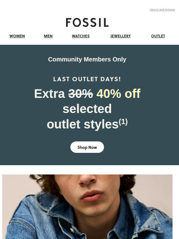 From Us to You 🎁 Extra 40% Off Outlet