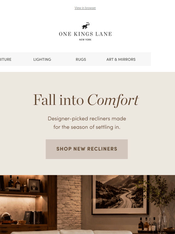 Fall Into Comfort — Designer-Picked Recliners for the Season