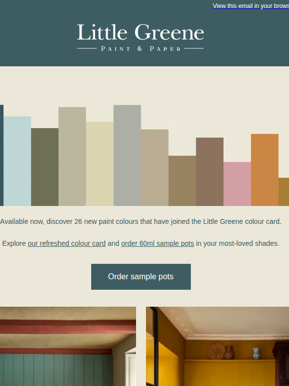 Discover 26 New Colours, Available Now