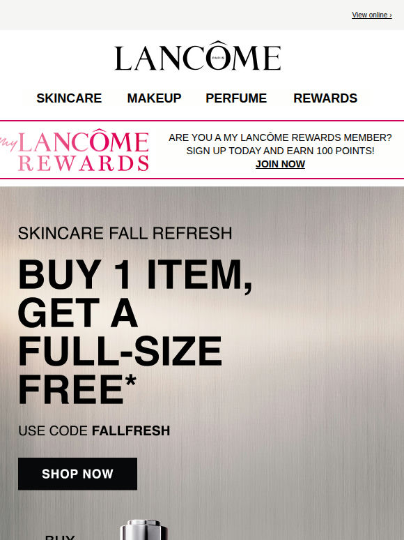 Buy One, Get a Full Size Free