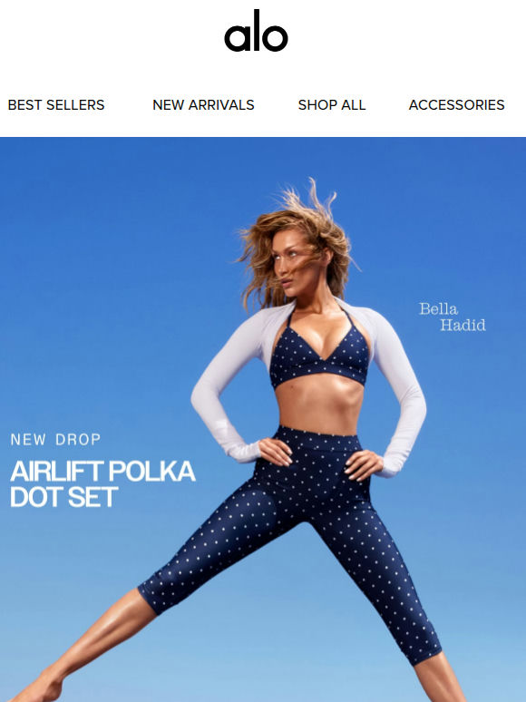 New In: Airlift Polka Dot Set