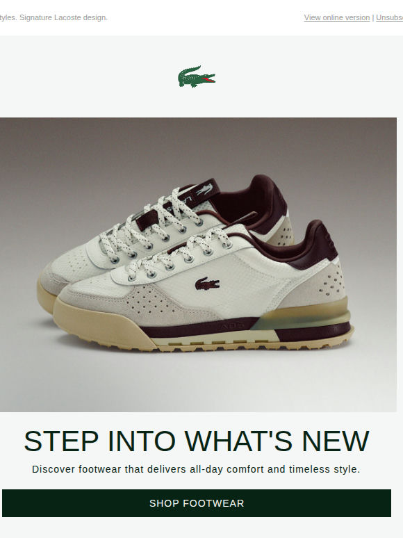 Meet the Latest Footwear Collection