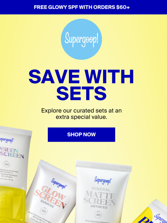 Discover these SPF sets at a special value