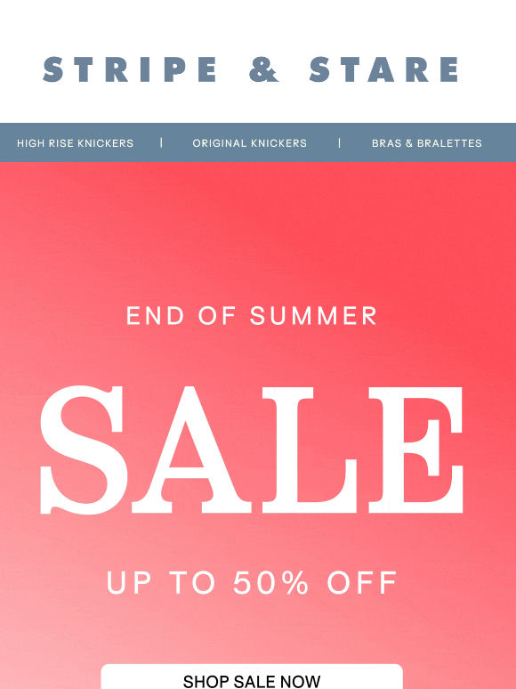 It's SALE o'clock!