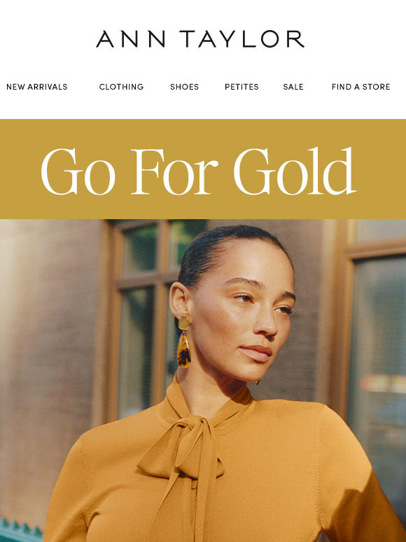 Gold Looks Good On You