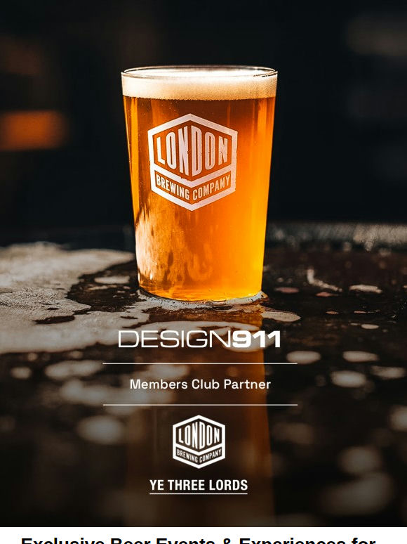 Exclusive Beer Events & Experiences for Design911 Members!