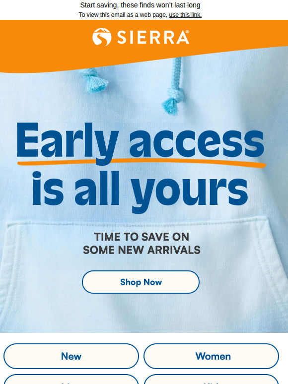 Early access: New Arrivals 🆕