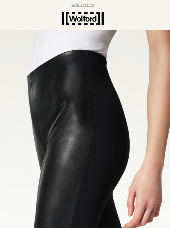 Make a statement with Wolford’s signature faux leather