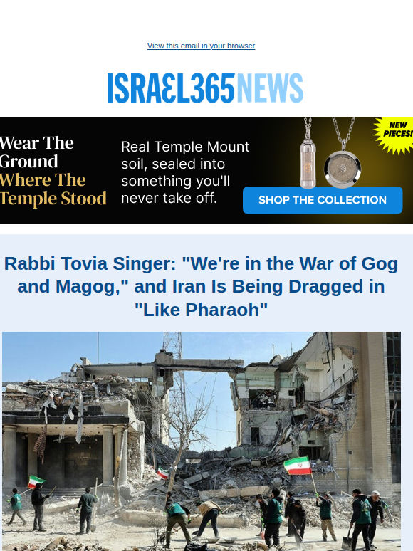 Christian Leaders From Across the Globe Close Jerusalem Summit and Today's Top Stories