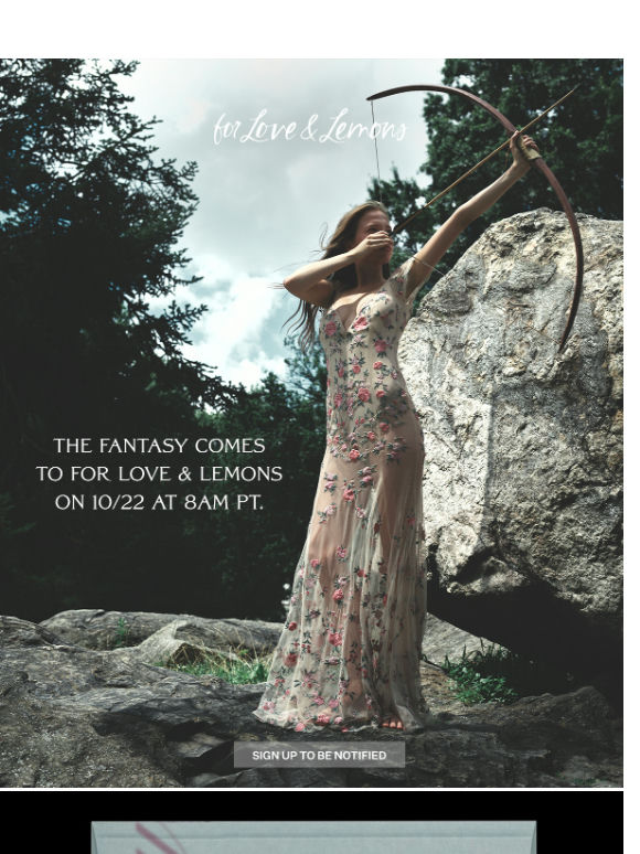 THE FANTASY COMES TO FOR LOVE & LEMONS