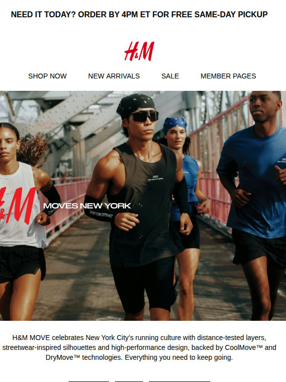 H&M Moves New York