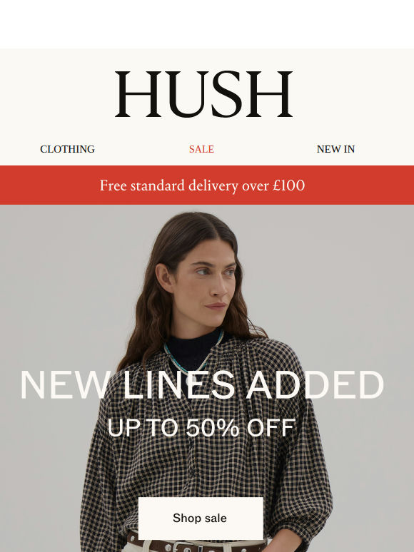 Sale | New lines added