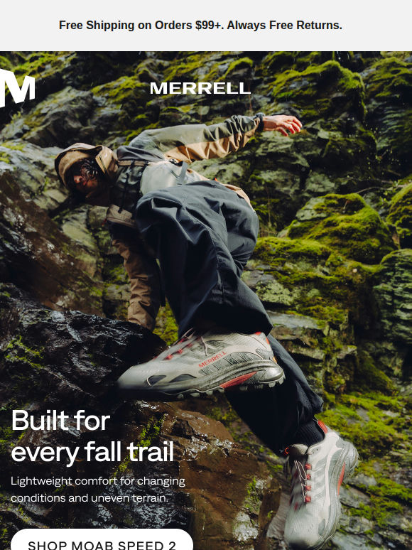 Meet the ultimate fall hiking shoe. The Moab Speed 2