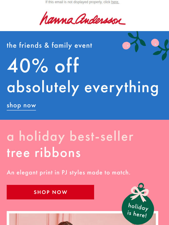 40% Off Absolutely Everything + A Holiday Best-Seller 🎀