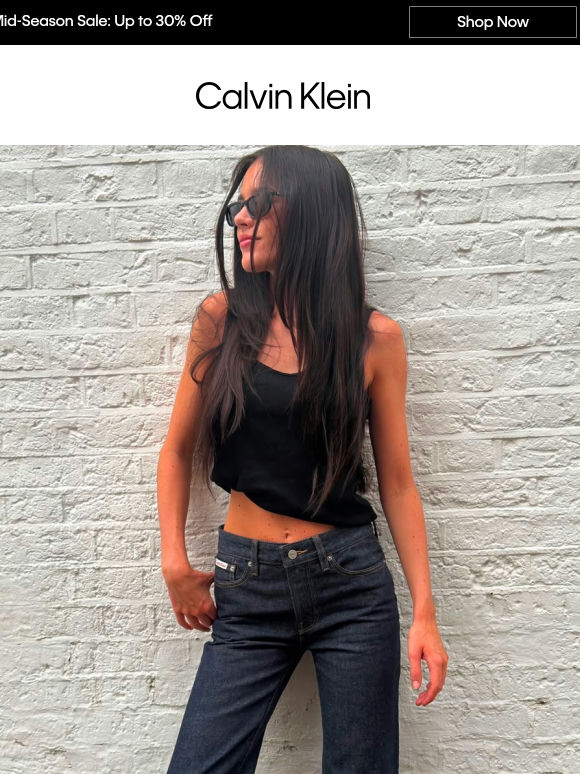 Feel the Fit in Calvin Klein Jeans