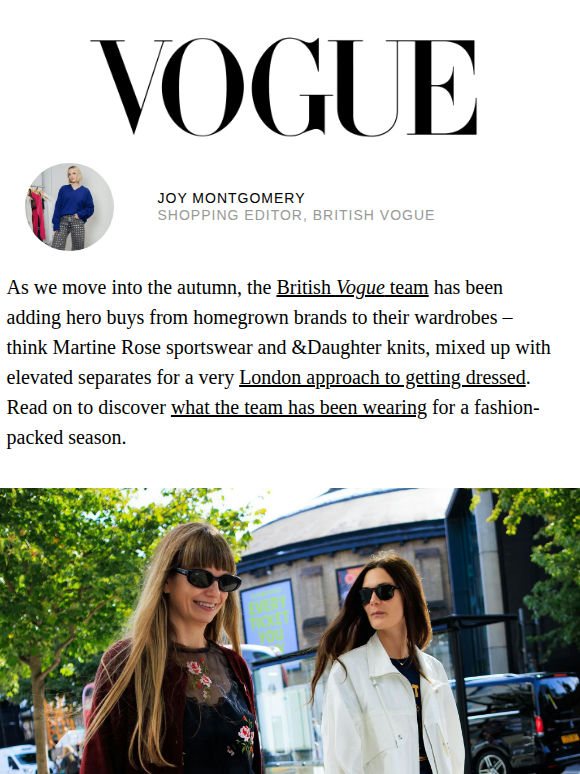 Here's What British Vogue Editors Have Been Wearing For A Fashion-Packed Autumn