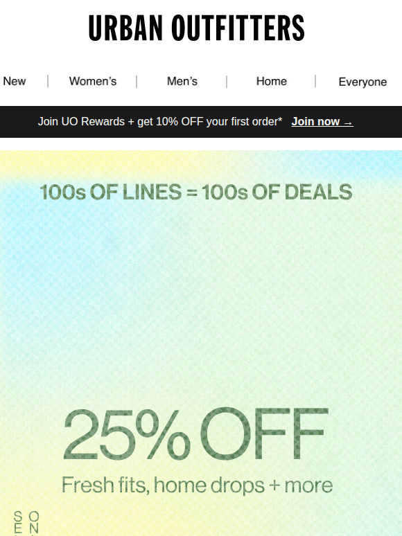 25% off your faves STILL ON