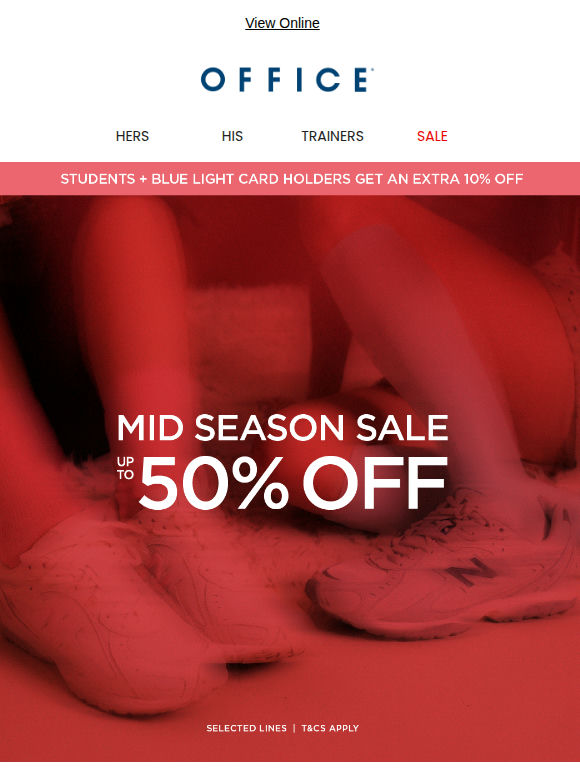Your next pair is up to 50% off.. 😍